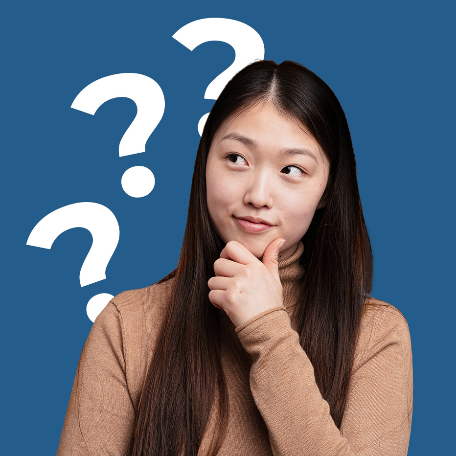 Girl wondering